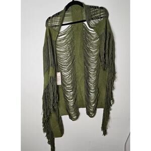 NWT Thrifts & Threads Olive Ahau Sarong Wrap Handmade 100% Organic Cotton OS